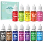 Colorant alimentaire liquide concentr nourriture dye - 12couleurs colorant alimentaire non pour la ...