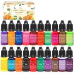 Colorant liquide pour bougie - non spcifi - 20 couleurs - pigment pour aromathrapie - artisanat fait ...