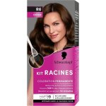 Coloration permanente cheveux - schwarzkopf - ch�tain r6 - retouche racines - syst�me color - adapt