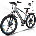 Colorway vlo lectrique 26 , vtt ville, batterie lithium amovible 36v12ah - 7 vitesses - argent