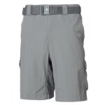 Columbia short de randonne silver ridge ii cargo - homme - gris