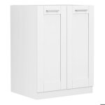 Colura meuble bas de cuisine 60 cm 2 portes blanc.