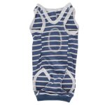 Combinaison de r�cup�ration pour chien chemise post - chirurgie ray�e extensible et respirante col r�glable ...