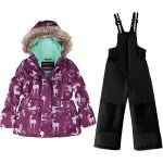 Combinaison de ski deux pices smonty pour enfants purple xs