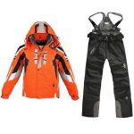 Combinaison de ski - homme - hydrofuge - colorblock - orange Combinaison de ski - homme - hydrofuge - colorblock - orange