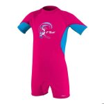 Combinaison de surf b�b� - oneill - oneill ozone uv spring - rose - u. p. f. 50 + - polyester / spandex ...