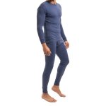Combinaison thermique l�gere - mt - sous - v�tements de ski et d?hiver pour homme - bleu