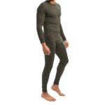 Combinaison thermique l�gere - mt - sous - v�tements de ski et d?hiver pour homme - olive