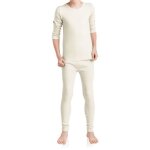 Combinaison thermique - mt - sous - vtements d?hiver pour garons et filles - cru