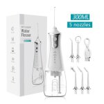 Combine brosse a dents hydropulseur hydropulseur 300ml sans fil - youngd jet dentaire pliable irrigateur ...