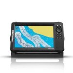 Combin gps sondeur - lowrance - eagle 9 - sonde hdi - cran ips - rsistance ipx7
