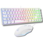 Combo hydrogen - pack clavier souris gamer clavier gamer 60% filaire r�tro�clairage rgb azerty format ...