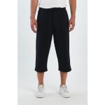 Comeor - pantacourt casual homme 3 / 4 - short long de dtente avec poches et cordon de serrage - noir ...