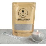 Comforder sable pour bougies avec mches kit bougie diy bougie poudre 400 g de perles de cire pour bougie ...