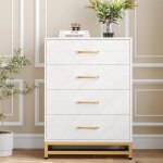 Commode 4 tiroirs meuble de rangement bois style simple et Élégant90x60x40cm buffet pour chambre salon ... Commode 4 tiroirs meuble de rangement bois style simple et Élégant90x60x40cm buffet pour chambre salon ...