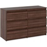 Commode 6 tiroirs - meuble rtv - mirabilesse - meubles de chambre salon 100x335x715 chne weng