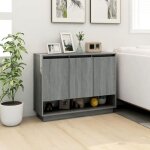 Commode / buffet contemporain sonoma gris 97x31x75 cm bois dingénierie ll0000122355 Commode / buffet contemporain sonoma gris 97x31x75 cm bois dingénierie ll0000122355