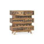 Commode - giner y colomer - mangier - 8 tiroirs - d�tails peints � la main