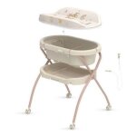 Commode a langer - meuble a langer neno 6036 breza baignoire avec table �langer