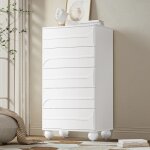 Commode - panneaux de particules - commode de chambre - blanc - armoire à tiroirs avec 5 tiroirs - design ... Commode - panneaux de particules - commode de chambre - blanc - armoire à tiroirs avec 5 tiroirs - design ...
