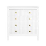 Commode avec poignées dorées buffet de cuisine meuble de rangement armoire à chaussures 79 x 39 x 80 ... Commode avec poignées dorées buffet de cuisine meuble de rangement armoire à chaussures 79 x 39 x 80 ...