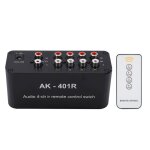 Commutateur audio - non spécifié - 4 voies - télécommande infrarouge - 4 entrées - 1 sortie Commutateur audio - non spécifié - 4 voies - télécommande infrarouge - 4 entrées - 1 sortie
