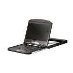 Commutateur kvm - marque - cl3100 - 1 port - moniteur lcd rtroclair - couleur noire