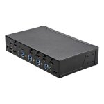Commutateur kvm - startech - sv431hu34k6 - 4 ports - 4k 60 hz - hub usb 3. 0