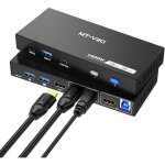 Commutateur kvm usb 3. 0 hdmi 2 ports 4k@60hz / 2k@144hz commutateur kvm 2 ordinateurs 1 moniteur avec ... Commutateur kvm usb 3. 0 hdmi 2 ports 4k@60hz / 2k@144hz commutateur kvm 2 ordinateurs 1 moniteur avec ...
