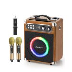 Complet avec 2 microphones sans fil karaoké enceinte portable pour adultes / enfants karaoke professionnel ... Complet avec 2 microphones sans fil karaoké enceinte portable pour adultes / enfants karaoke professionnel ...