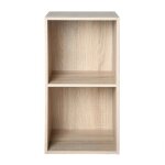 Compo meuble de rangement 2 cases bois clair - l295 cm