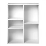 Compo meuble de rangement 5 cases - l62 cm - blanc