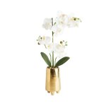 Composition décorative orchesso orchidée blanche moyenne 57x17x34 Composition décorative orchesso orchidée blanche moyenne 57x17x34