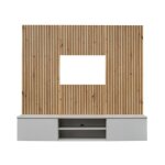 Composition murale ixar ? meuble tv + panneaux muraux d�coratifs