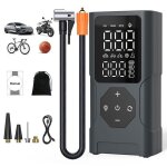 Compresseur � air portatif 150psi pompe compresseur � air num�rique gonfleur pneus voiture 6000mah portatif ...