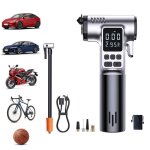 Compresseur pneus voiturearr�t automatique affichage num�rique led batterie rechargeable usb pour voiture ...