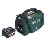 Compresseur sans fil - metabo - ak 18 multi - 18v - 11 bar - batterie 40 ah