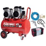 Compresseur silencieux 100l 3cv prodif super silent sil1003 prodif + kit 6 accessoires raccords rapides ... Compresseur silencieux 100l 3cv prodif super silent sil1003 prodif + kit 6 accessoires raccords rapides ...