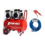 Compresseur silencieux 100l 3cv super silent 100 prodif + tuyau 5m + souffeltte prodif