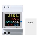 Compteur d�nergie num�rique - einnenffer - monophas� - �cran lcd couleur - transformateur int�gr� - 0 ...
