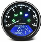 Compteur kilométrique moto lcd ? vitesse tachymètre numérique 12v avec veilleuse Compteur kilométrique moto lcd ? vitesse tachymètre numérique 12v avec veilleuse