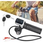 Compteur num�rique led 60 v pour v�lo �lectrique scooter poign�es dacc�l�rateur c�ble et interrupteur ...