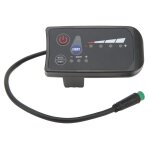 Compteur de puissance de vlo lectrique interface tanche  5 broches botier abs panneau daffichage ...