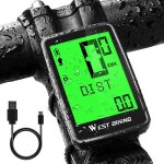 Compteur de vlo rechargeable par usb compteur kilomtrique compteur de vitesse sans fil tanche ipx7 ...