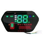 Compteur de vitesse 60 v compteur kilom�trique tachym�tre affichage lcd num�rique universel pour moto ...