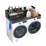 Comptoir pour lave - linge et sèche - linge - vevor - avec coussinets antidérapants - pour organisation ... Comptoir pour lave - linge et sèche - linge - vevor - avec coussinets antidérapants - pour organisation ...