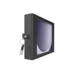 Enceinte murale - compulocks - galaxy tab a9 apex - verrouillable - aluminium - noir