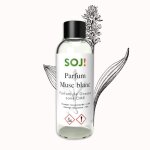 Concentr de parfum pour bougies cration de bougies sans cmr de grasse 30 ml (musc blanc)