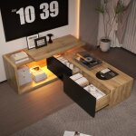 Conception flexible 2 en 1 o. ye / peut �tre combin� s�par�ment / meuble tv extensible / comprend des ...