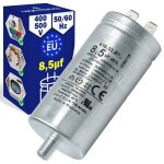 Condensateur demarrage 85�f pour seche linge 400v - 500v 50 / 60hz - 25 � + 70�c avec le code c00258619 ...